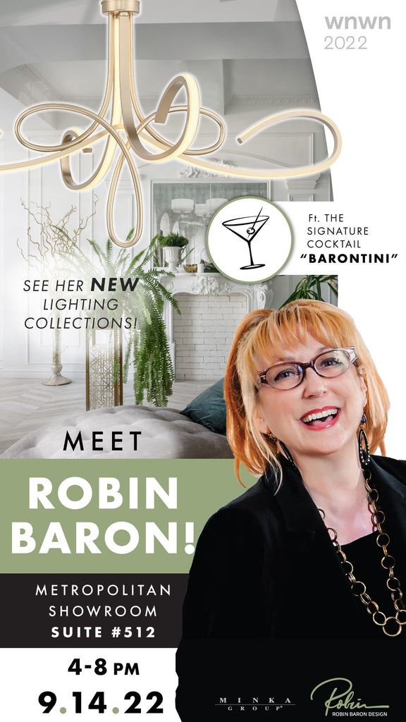 The Minka Group's NYC launch of The Robin Baron Lighting Collection at What's  New, What's Next