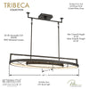 Tribeca 44" LED Island, dimensions and specs