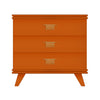 Baroness Orange Rochelle Dresser with Comb Small, front view