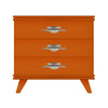 Baroness Orange Rochelle Dresser with Eclipse Long, front view