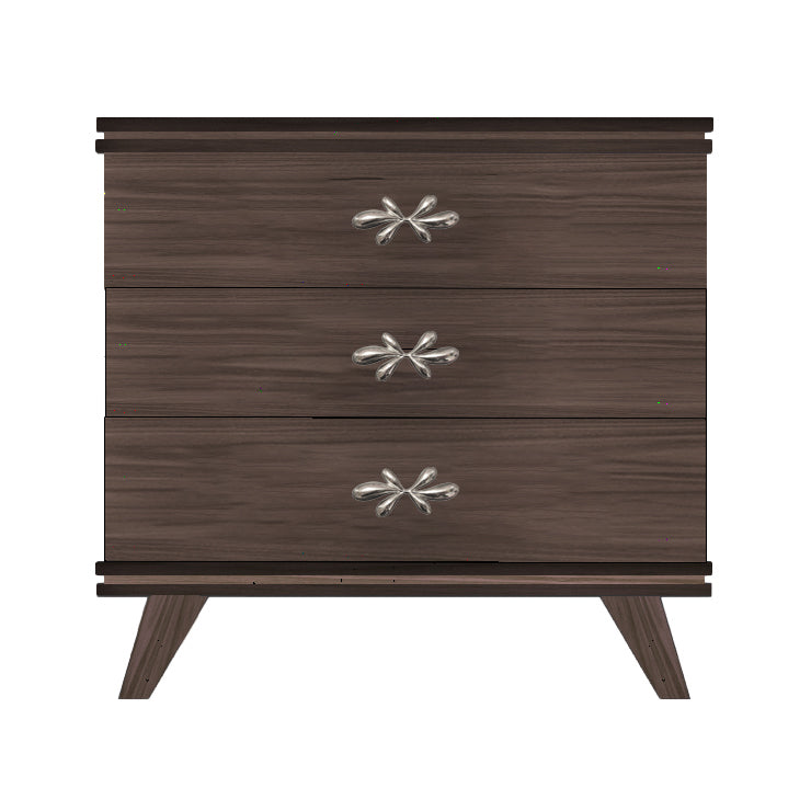 Perfect Walnut Rochelle Dresser with Fleur Small, front view