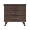Perfect Walnut Rochelle Dresser with Linear Long, front view