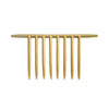 Satin Brass Comb Large, horizontal view