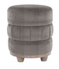 Gray Fog Linen Rock Solid Triple Tiered LB Ottoman, front view
