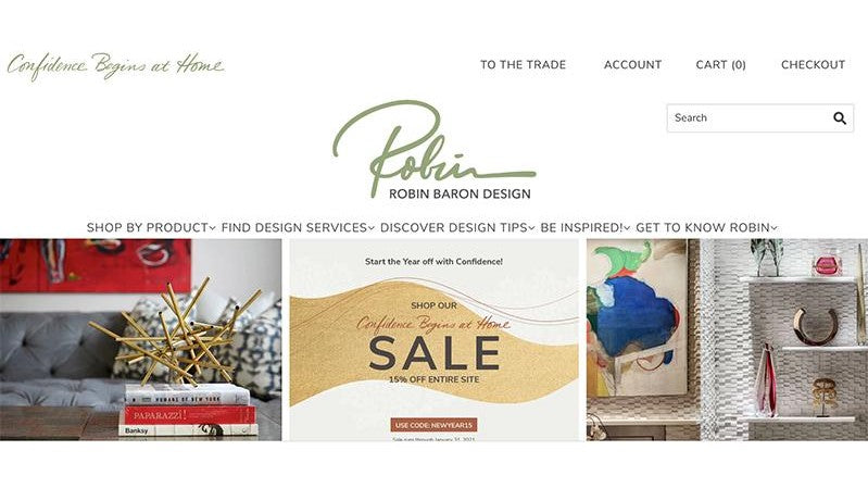 Robin Baron Design Launches New Website