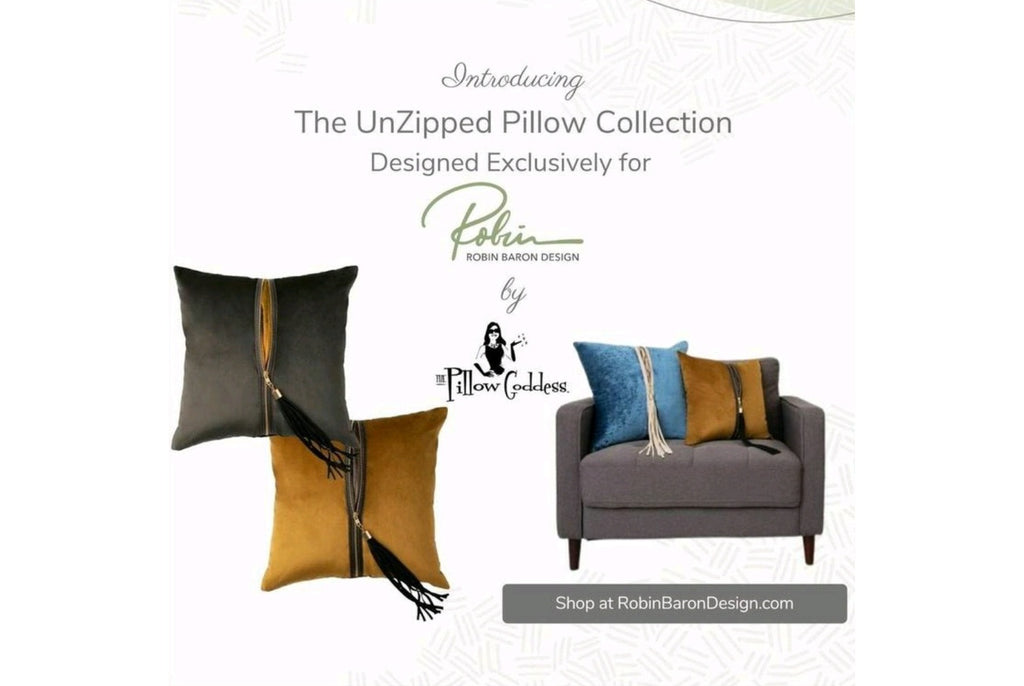 UnZipped: New Pillows from Robin Baron and The Pillow Goddess