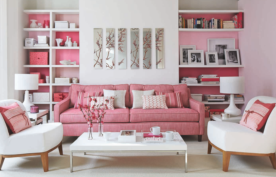 Tuesday's Trends: Decorating with Pale Pink