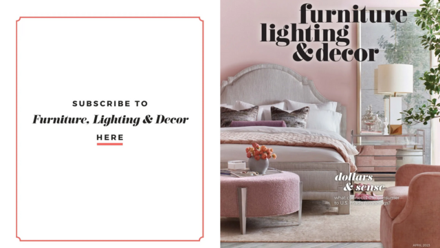 Robin Baron Lighting Collections Featured in Furniture, Lighting, & Decor's April Edition