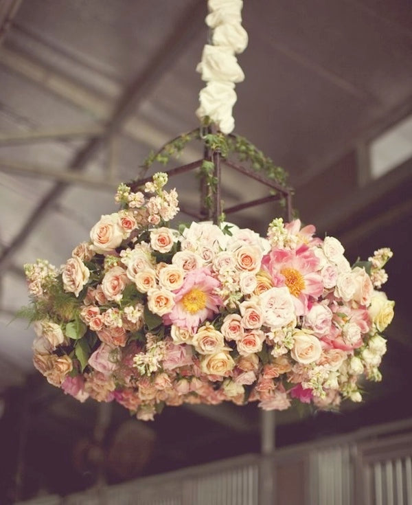 Tuesday's Trends: Chic Floral Chandeliers