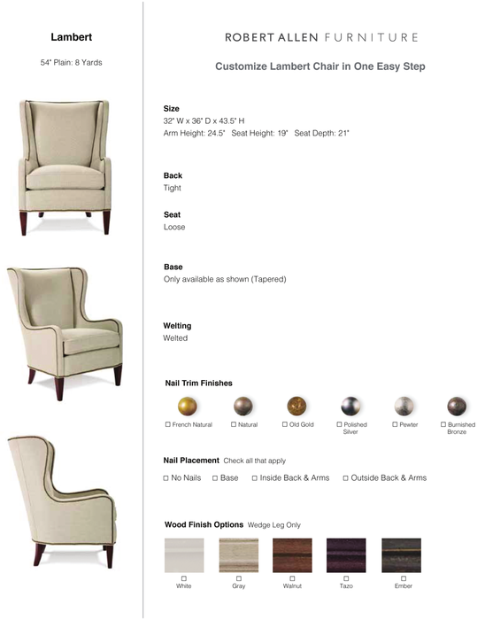 Design Insider: My Robert Allen Chair Design for the Fall Furniture Launch Sneak Peek