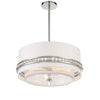 Sutton 4 Light Pendant, angled front view