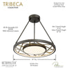 24" Tribeca LED Pendant, dimensions and specs