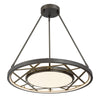 28" Tribeca LED Pendant, angled front view