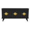 Ebonized Walnut Rochelle Credenza with Eclipse, front view