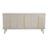 Light Taupe Rochelle Credenza with Looped Large, front view