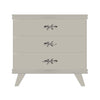 Light Taupe Rochelle Dresser with Fleur Small, front view