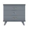 Pebble Gray Rochelle Dresser with Fleur Small, front view