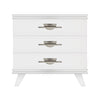 Warm White Rochelle Dresser with Eclipse Long, front view