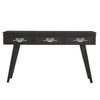 Ebonized Walnut Rochelle Console with Eclipse Long, front view