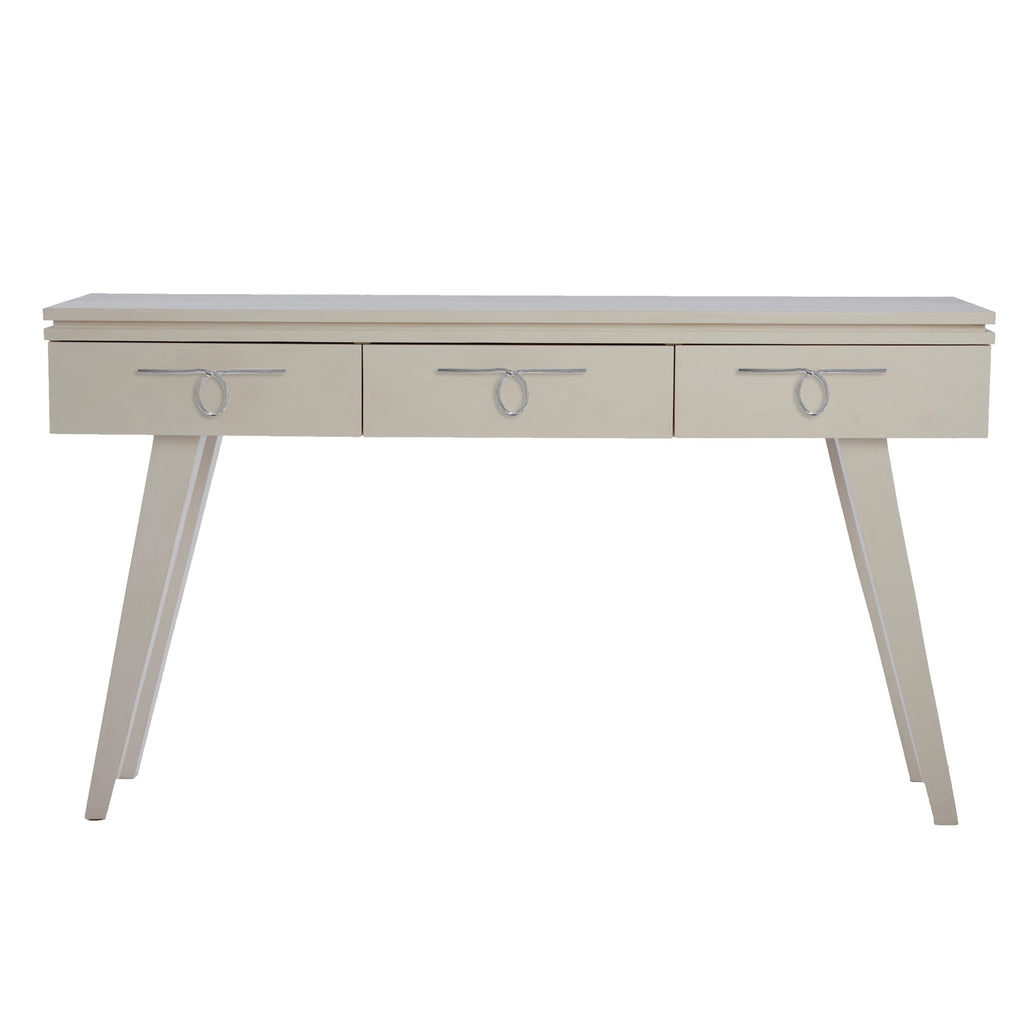 Light Taupe Rochelle Console with Looped Small, front view