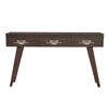 Perfect Walnut Rochelle Console with Eclipse Long, front view