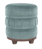Coffee Linen Sea Bling Triple Tiered LB Ottoman, front view