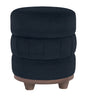 Coffee Velvet Midnight Triple Tiered LB Ottoman, front view