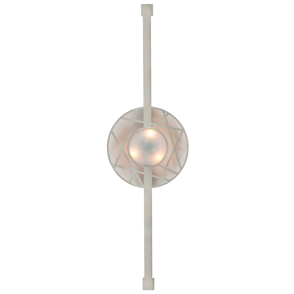 Brushed Champagne Icon Sconce, front view