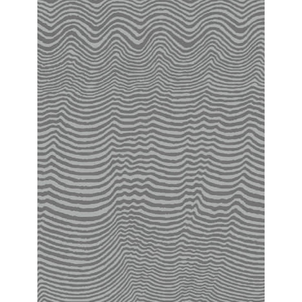 Waves Rug Silver, top view