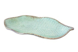 Bespoke Sage Green Ceramic Leaf Dish