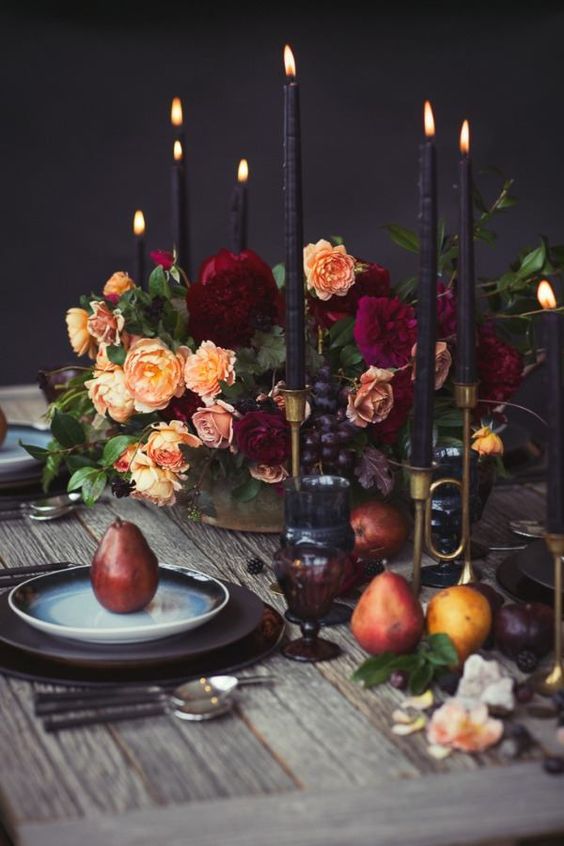 Wedding_Tablescapes_Black_Candles_Halloween