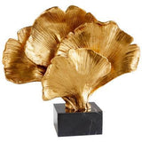 Gold Gingko Sculpture