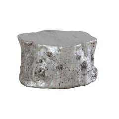 Silver round coffee table