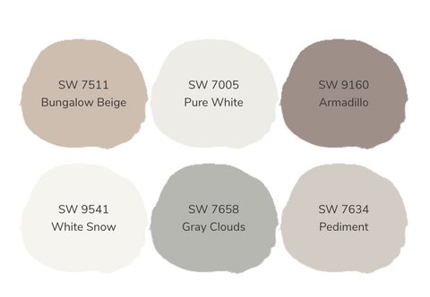 Warm Taupe Color Ways Palette