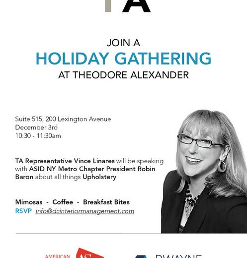 Fab Event: Holiday Gathering at Theodore Alexander